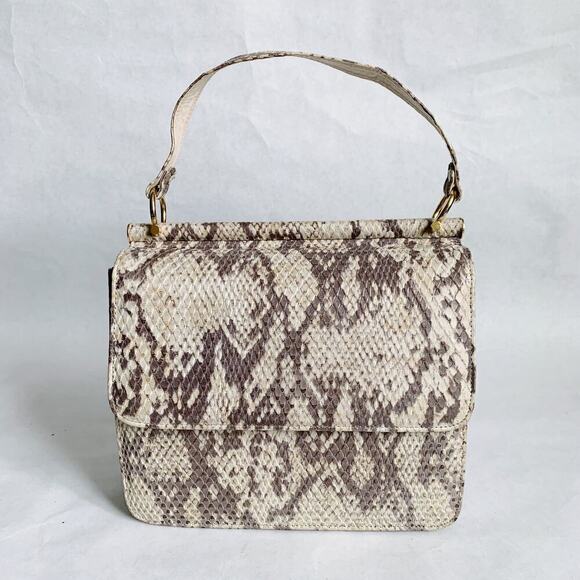 Stuart Weiztman Snake Skin Handbag - Picture 1 of 6
